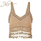 short crochet skirt and top set